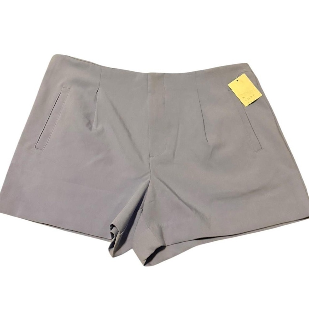 Lavender high-waisted shorts with a relaxed fit #highwaistedshorts
A New Day